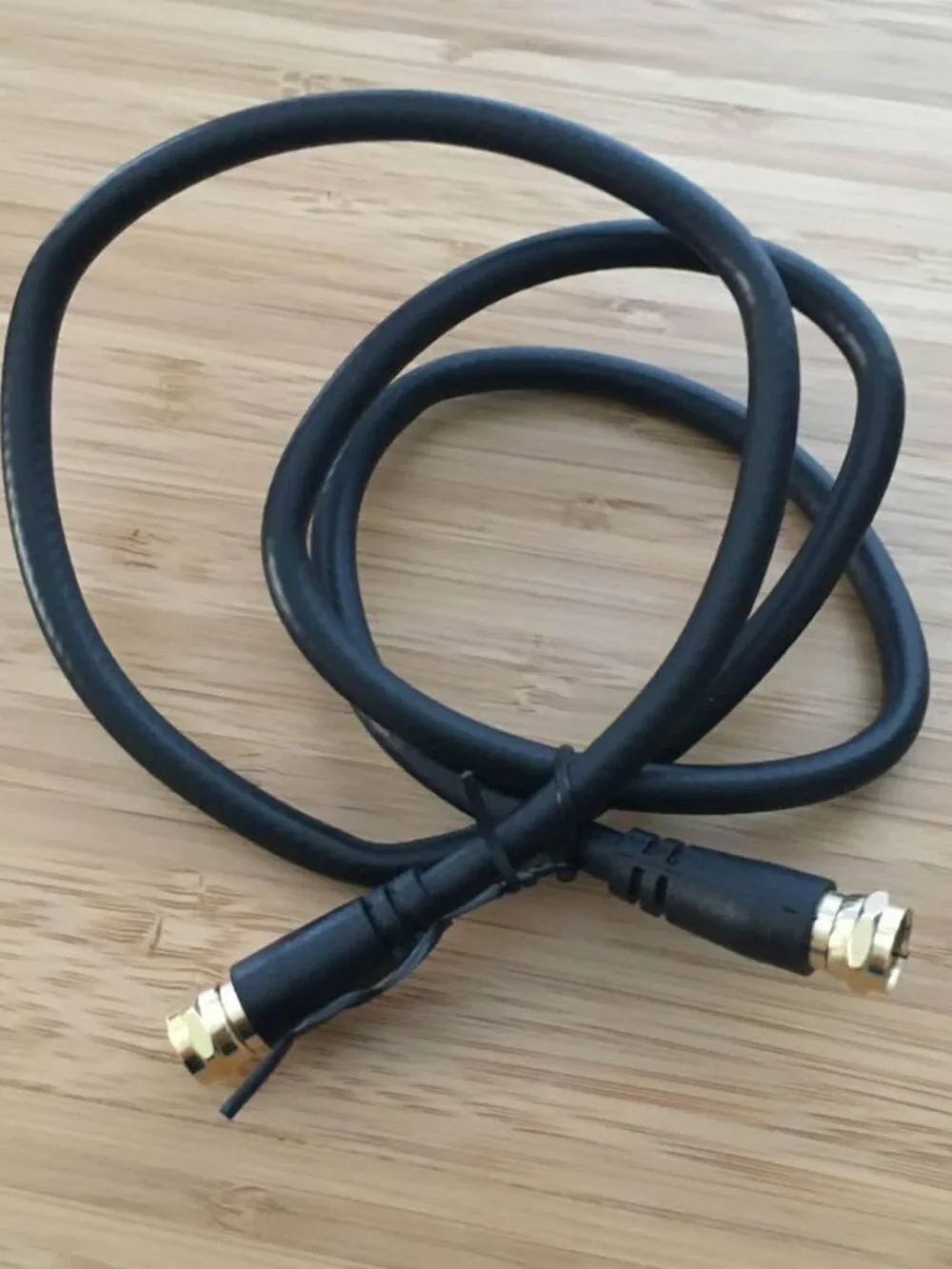 FREE Coaxial Internet Network Connectivity Cable Black | Length: 3 Ft